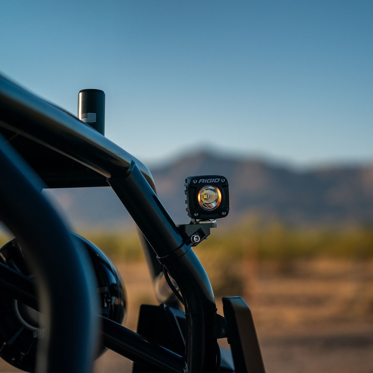 Side-by-Side Revolve A-Pillar Light Kit A Pillar LED Light Mount by Rigid Industries