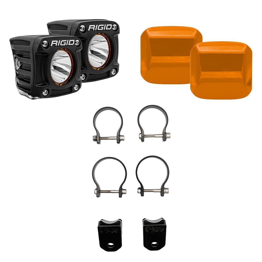Side-by-Side Revolve A-Pillar Light Kit A Pillar LED Light Mount by Rigid Industries