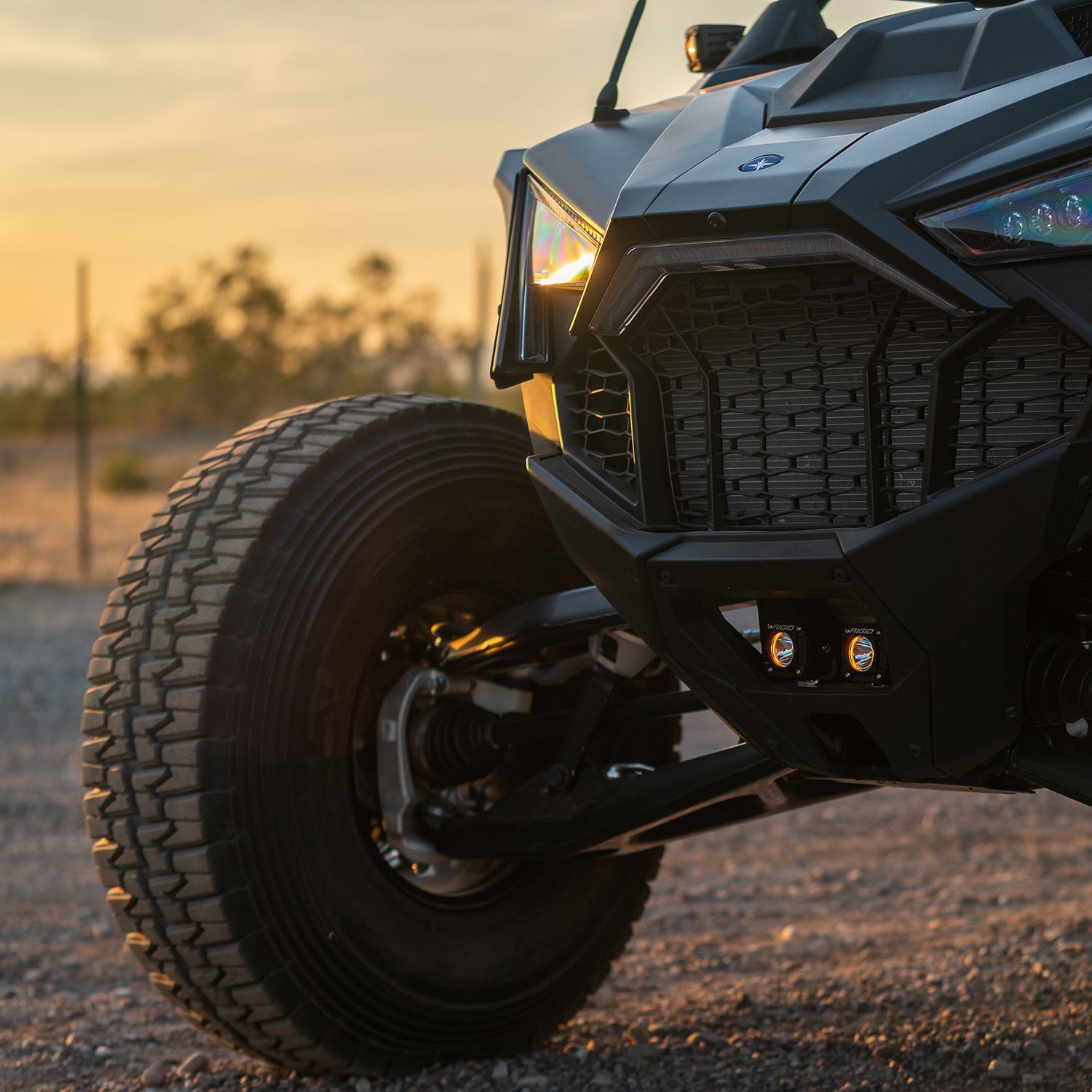 2022-2023 Polaris RZR Grille Light Kit Grilles by Rigid Industries