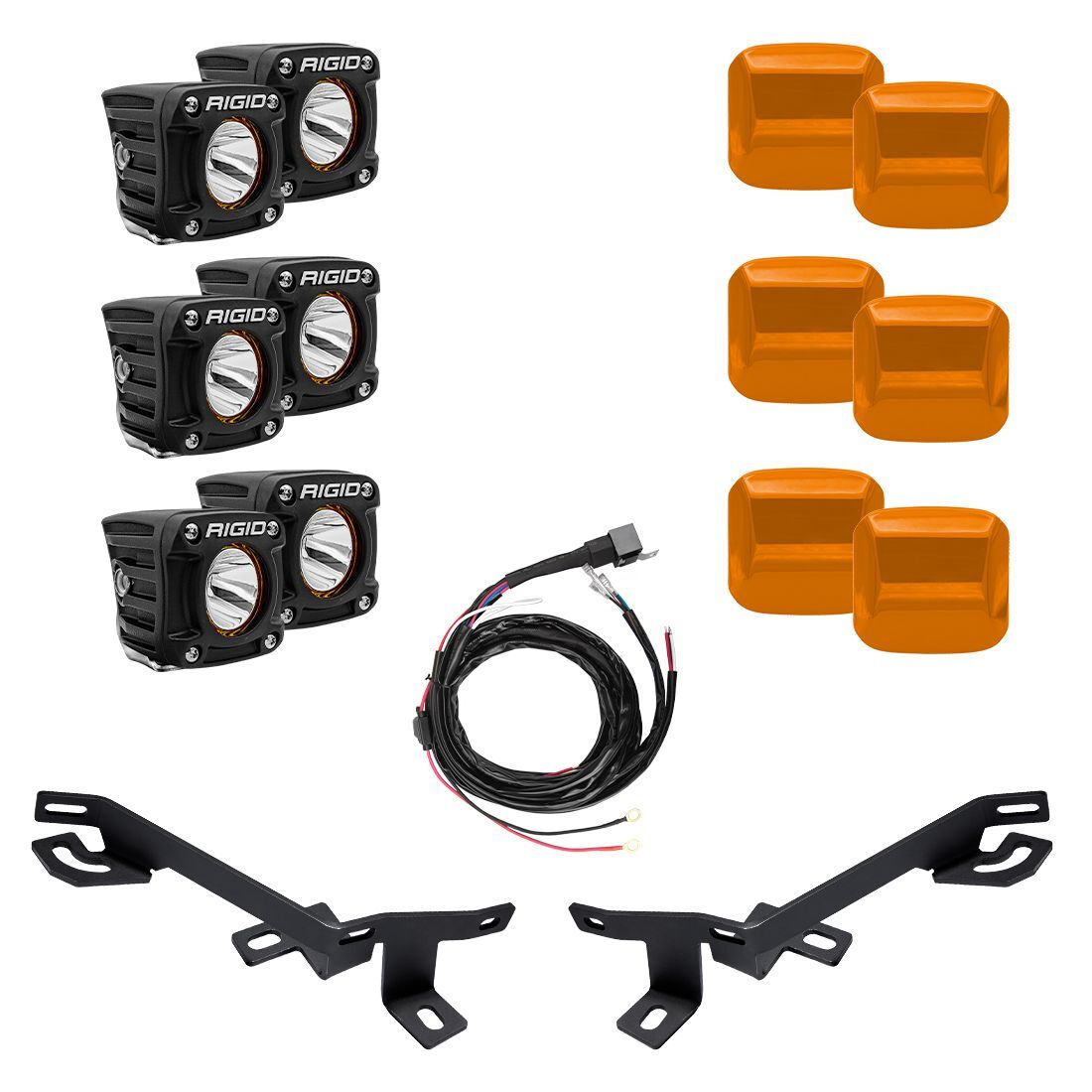 2022-2023 Polaris RZR A-Pillar Light Kit A Pillar LED Light Mount by Rigid Industries