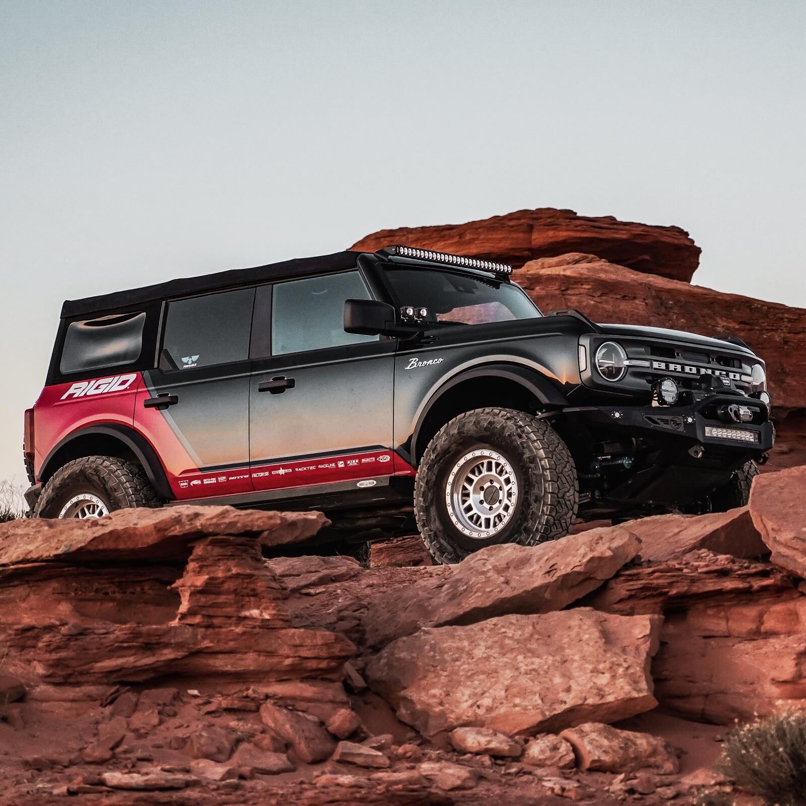 Revolve 40 Inch Bar with White Backlight LED Light Bars by Rigid Industries