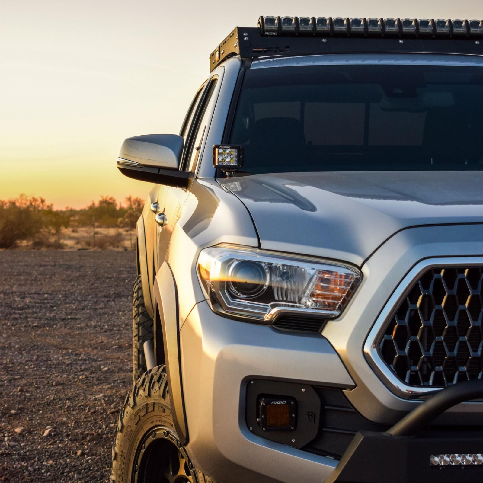 2016-2020 Toyota Tacoma A-Pillar Mount Fits 360-Series D-Series D-SS Mounting Brackets Exterior LED Lighting by Rigid Industries