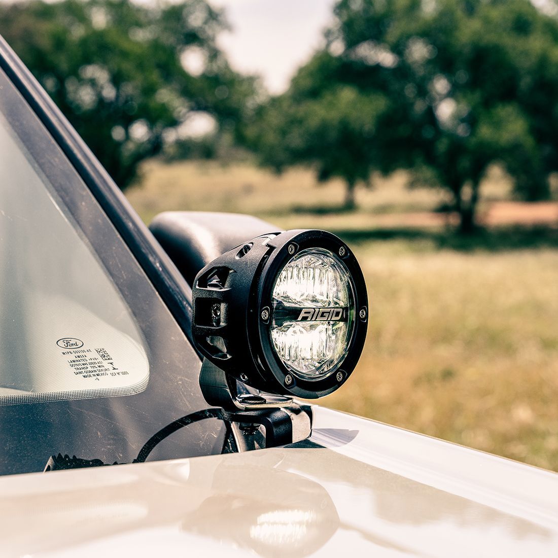 2021-2024 Ford Bronco A-Pillar LED Light Mount, Fits 360-Series, D-Series A Pillar LED Light Mount by Rigid Industries