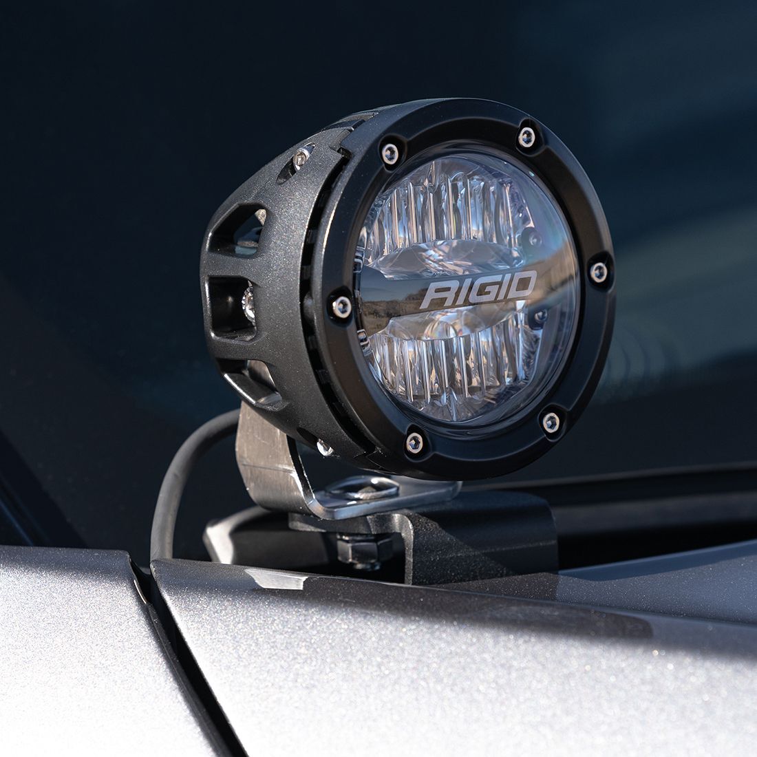 2021-2024 Ford Bronco A-Pillar LED Light Mount, Fits 360-Series, D-Series A Pillar LED Light Mount by Rigid Industries