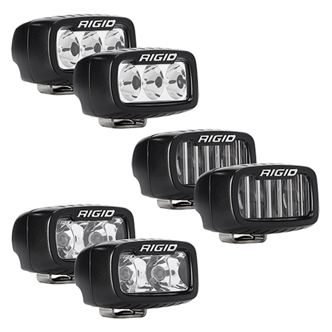 2021-2023 Ford Bronco Mod Bumper Triple SR-M Fog Light Kit LED Lighting Accessories by Rigid Industries
