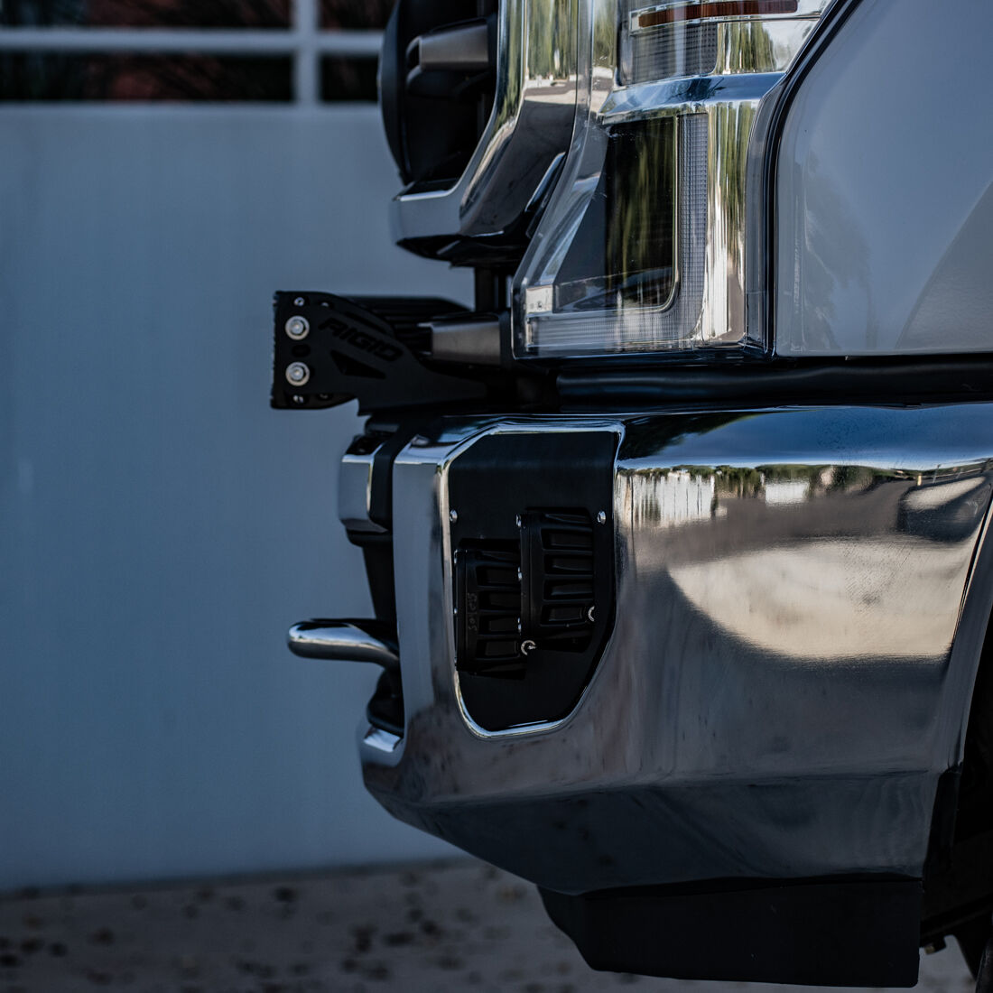 2020-2023 Ford F-250 Super Duty/F-350 Super Duty Bumper Bar Mount Mounting Brackets Exterior LED Lighting by Rigid Industries