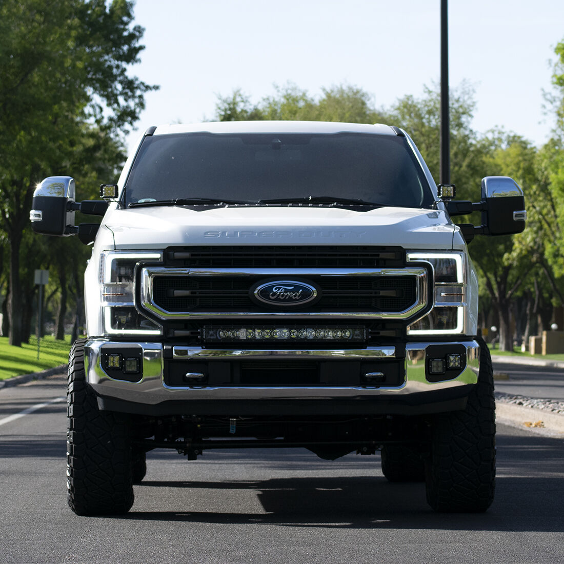 2020-2023 Ford F-250 Super Duty/F-350 Super Duty A-Pillar Mounts Mounting Brackets Exterior LED Lighting by Rigid Industries