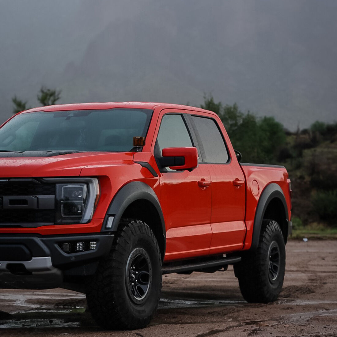 2021-2023 Ford F-150/Raptor A-Pillar Mounts Mounting Brackets Exterior LED Lighting by Rigid Industries