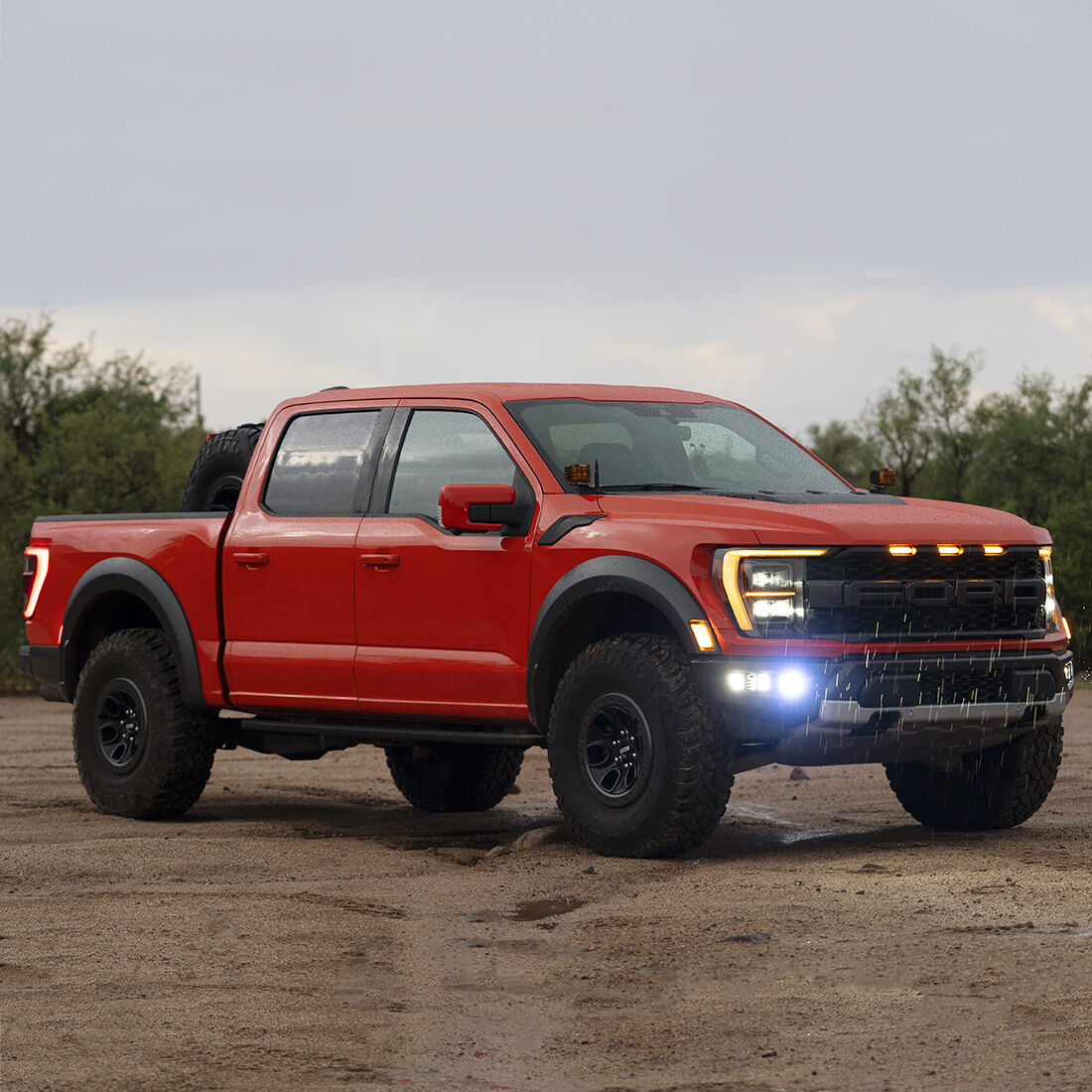 2021-2023 Ford Raptor Raptor Triple Fog Light Kit Fog LED Lights by Rigid Industries