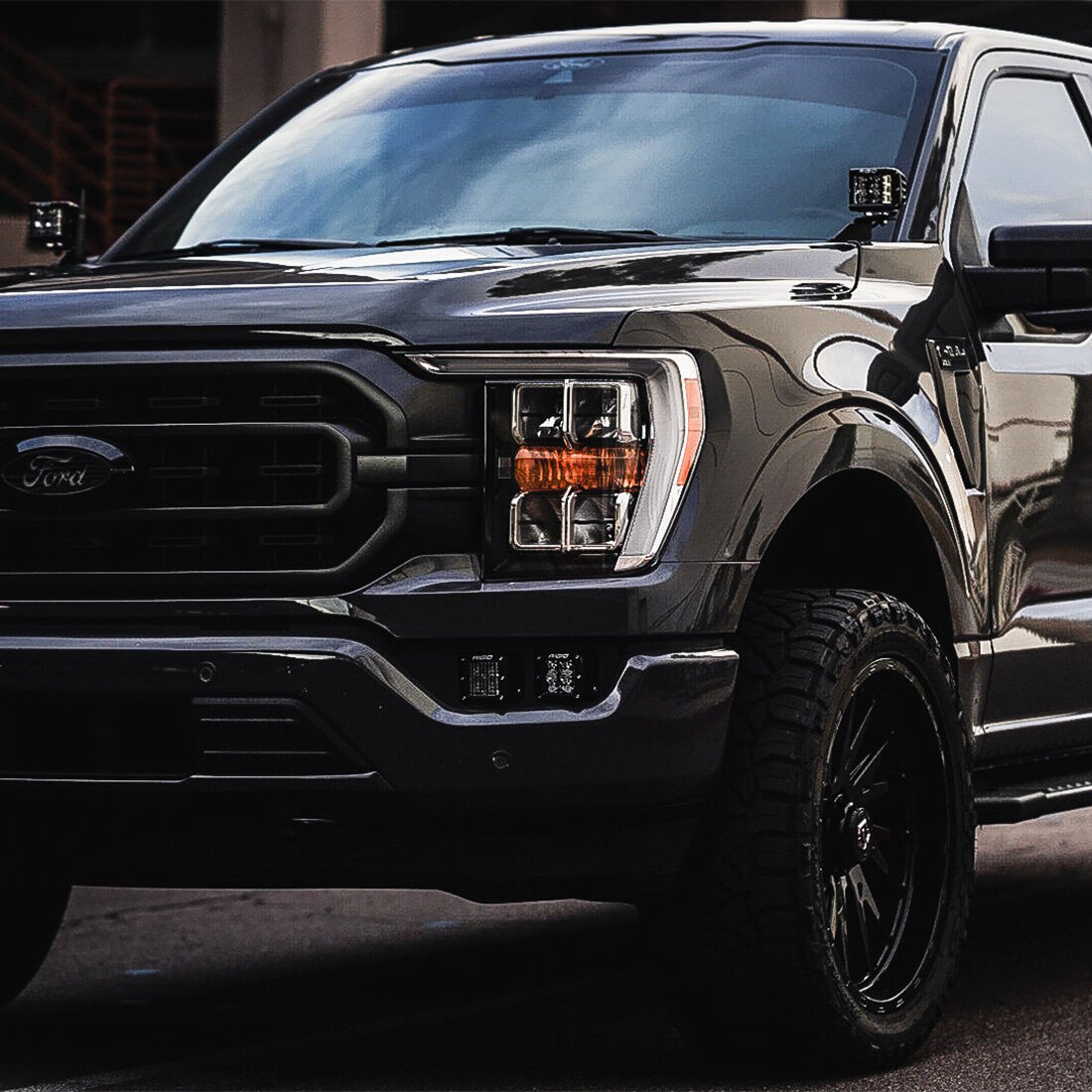 2021-2023 Ford F-150 Dual Fog Light Kit Fog LED Lights by Rigid Industries - 46740