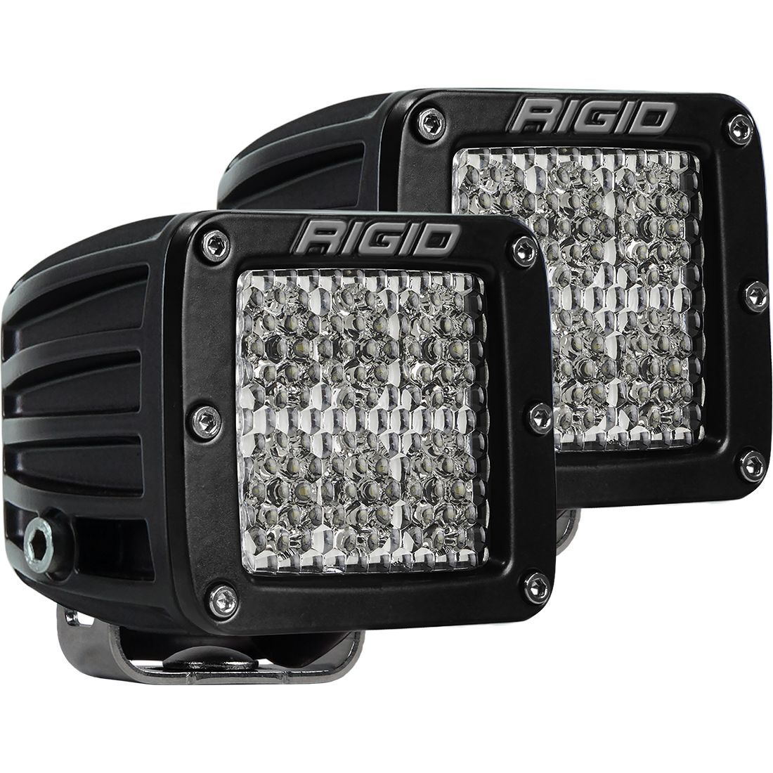 Diffused Surface Mount Pair D-Series Pro Auxiliary LED Light by Rigid Industries - 502513