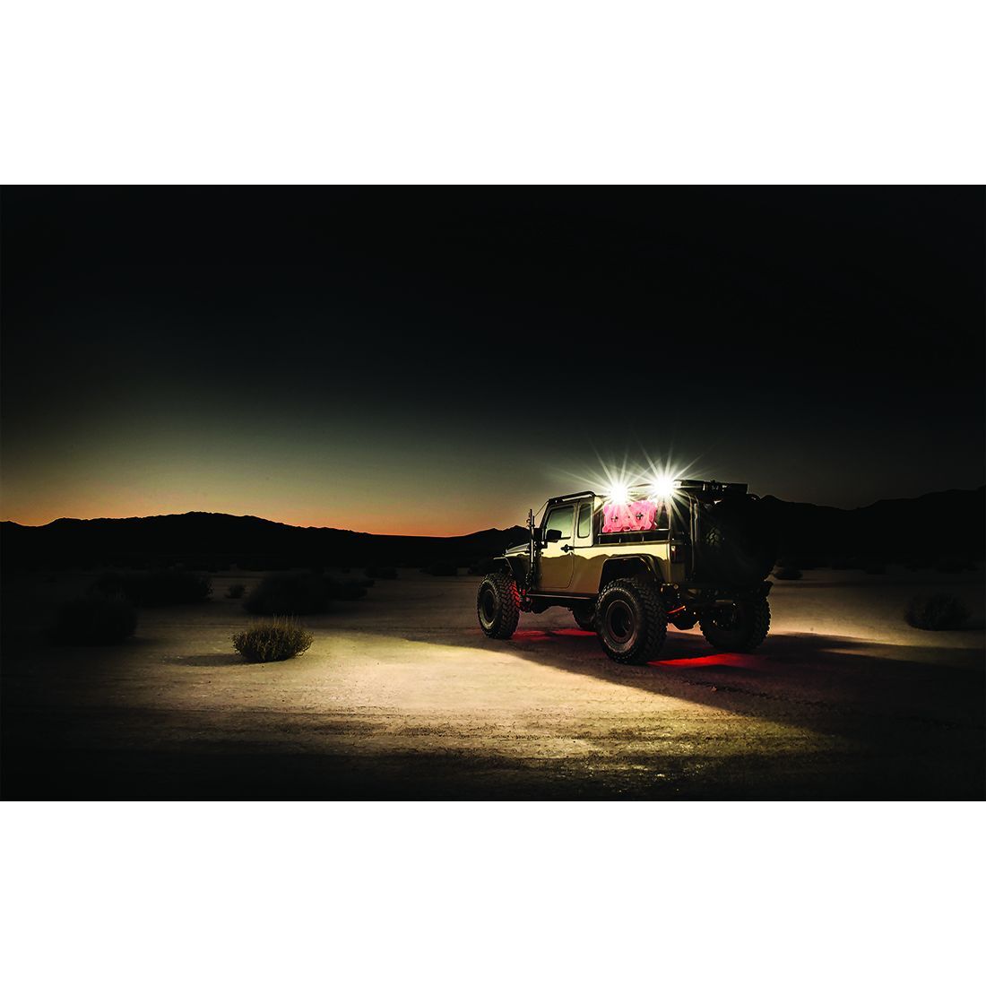 1x2 65 Degree DC Power Scene Light Black Housing Auxiliary LED Light by Rigid Industries