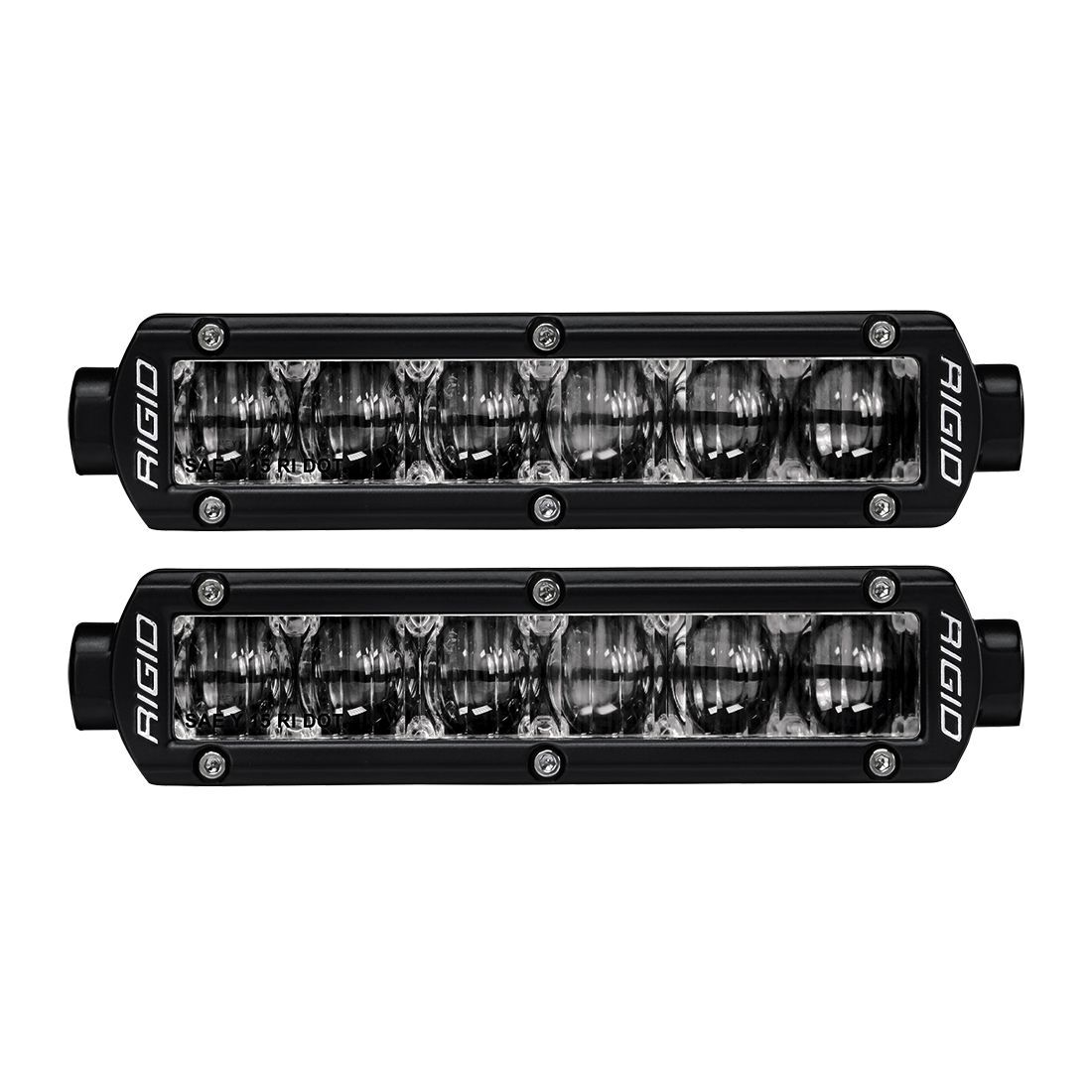 SAE 6 Inch Fog Light Pair SR-Series Pro Auxiliary LED Light by Rigid Industries - 906703