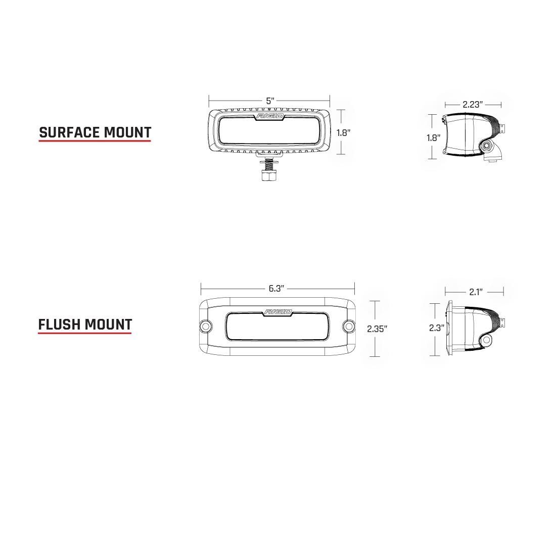 Driving Surface Mount SR-Q Pro Auxiliary LED Light by Rigid Industries