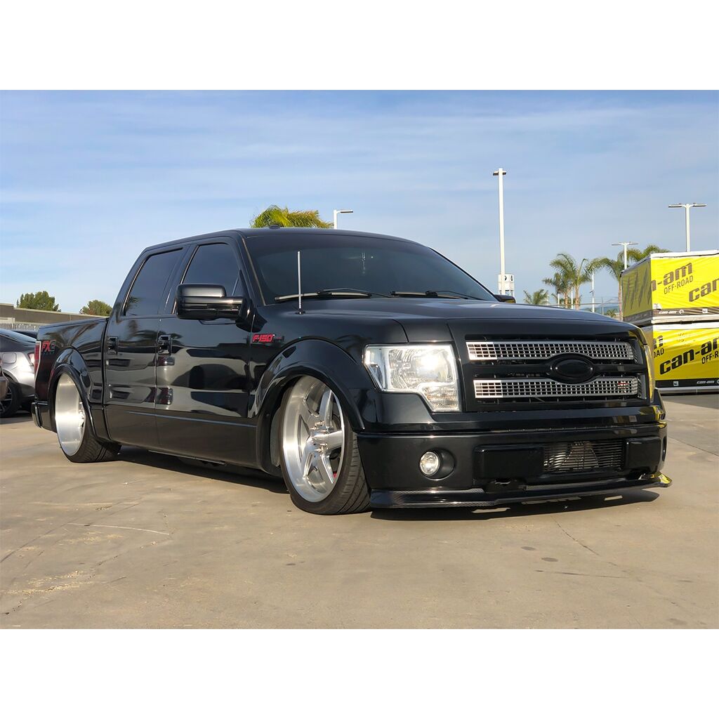 2009-2014 Ford F-150 Carbon Fiber Front Bumper Splitter Lip Spoiler