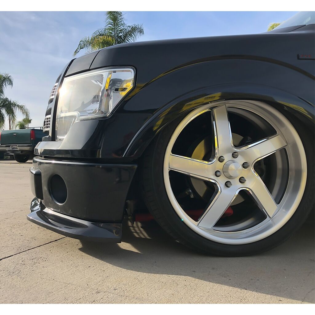 2009-2014 Ford F-150 Carbon Fiber Front Bumper Splitter Lip Spoiler