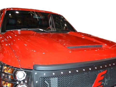 2011-2013 Chevrolet Silverado 2500 HD RKS Fiberglass Ram Air Hood