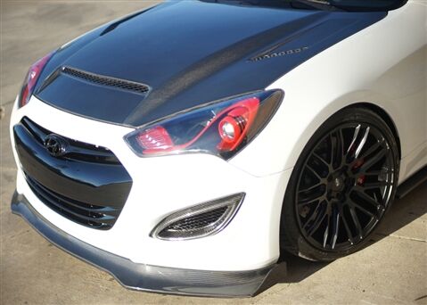 2013-2016 Hyundai Genesis Coupe Front Bumper Lip Spoiler
