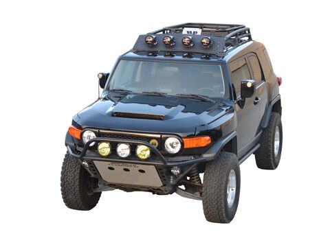 2007-2014 Toyota FJ Cruiser RKS Fiberglass Ram Air Extractor Hood - 51011000