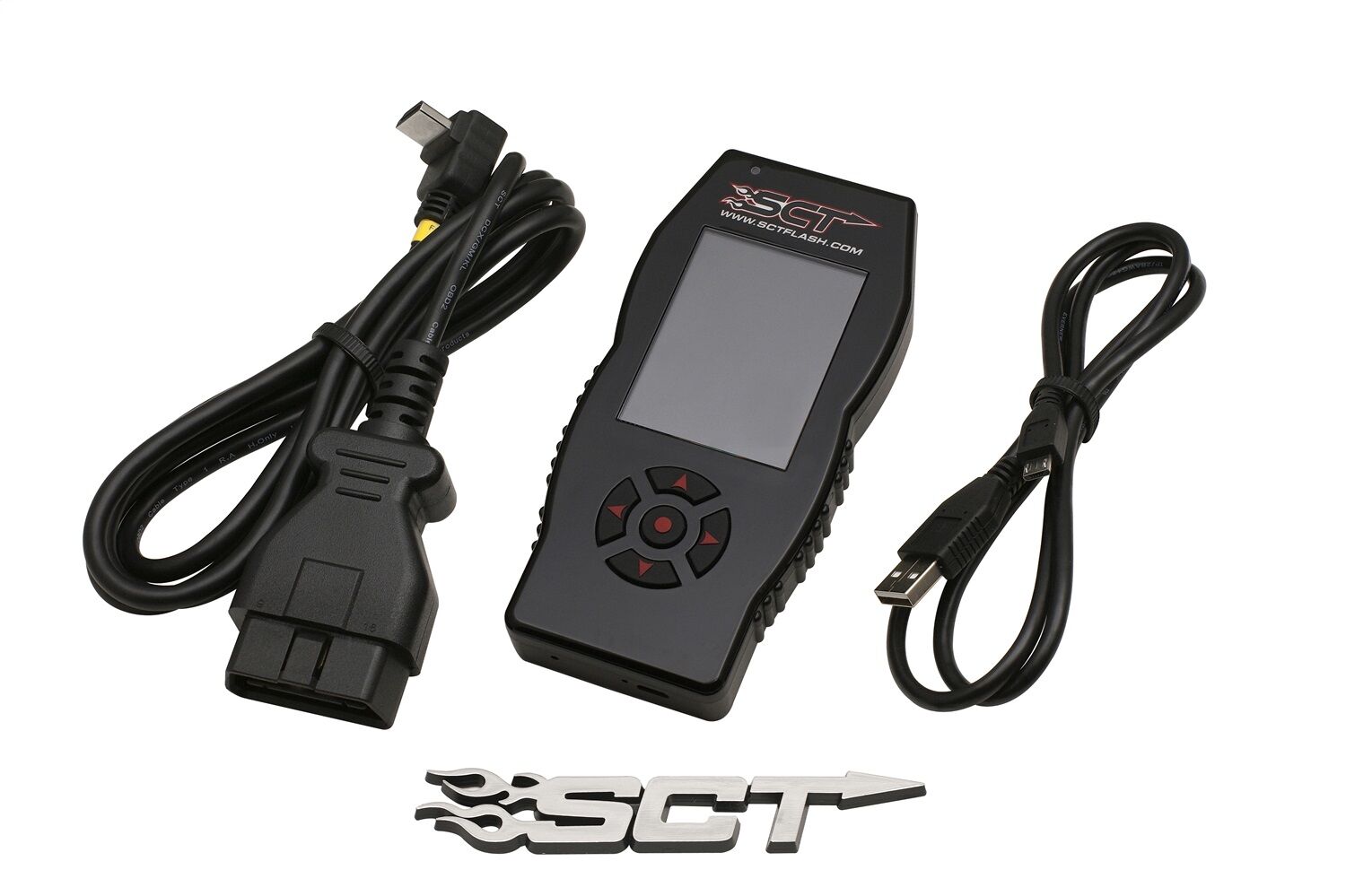 SCT Performance 4X Power Flash Programmer Pre Loaded 96-14 DCX Cars/Trucks/Jeep Gas Only - 7215