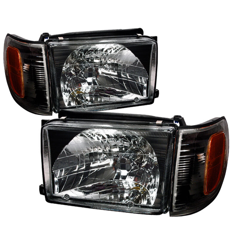1999-2002 Toyota 4Runner Black Euro Headlights-2LCLH-4RUN99JM-KS