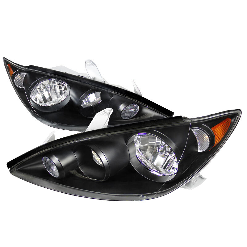 2005-2006 Toyota Camry Black Euro Headlights-2LH-CAM05JM-RS