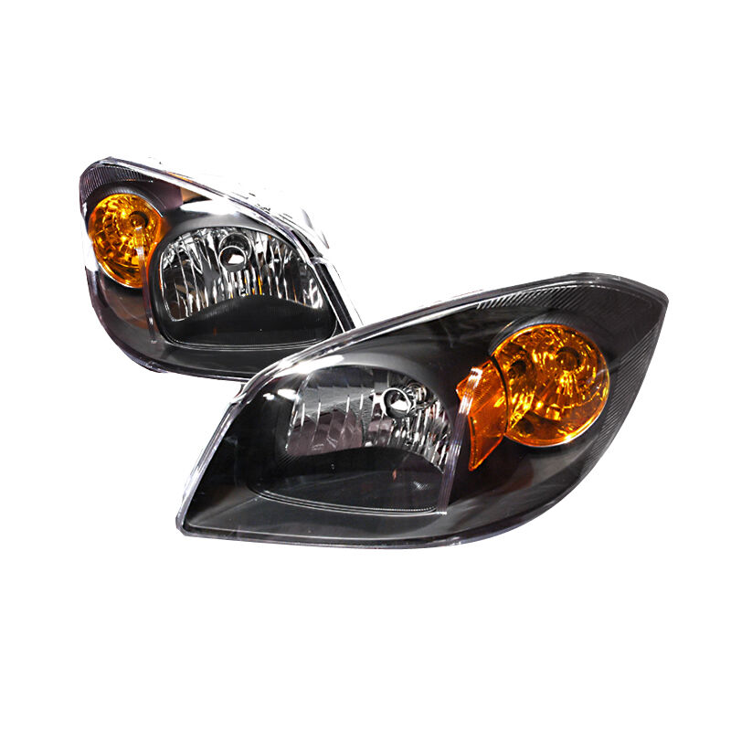 2005-2010 Chevy Cobalt Black Euro Headlights-2LH-COB05JM-KS
