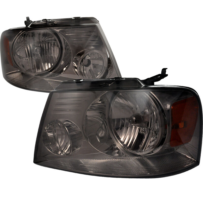 2004-2008 Ford F150 Smoke Euro Headlights-2LH-F15004G-RS