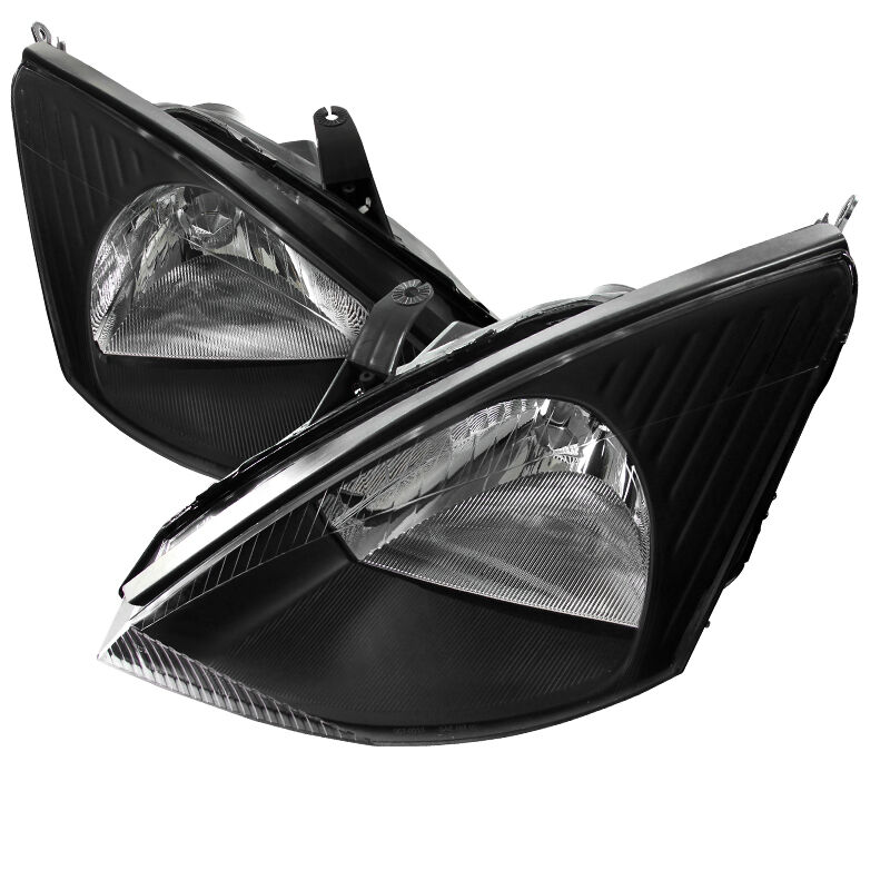 2000-2004 Ford Focus Black Euro Headlights-2LH-FOC00JM-RS