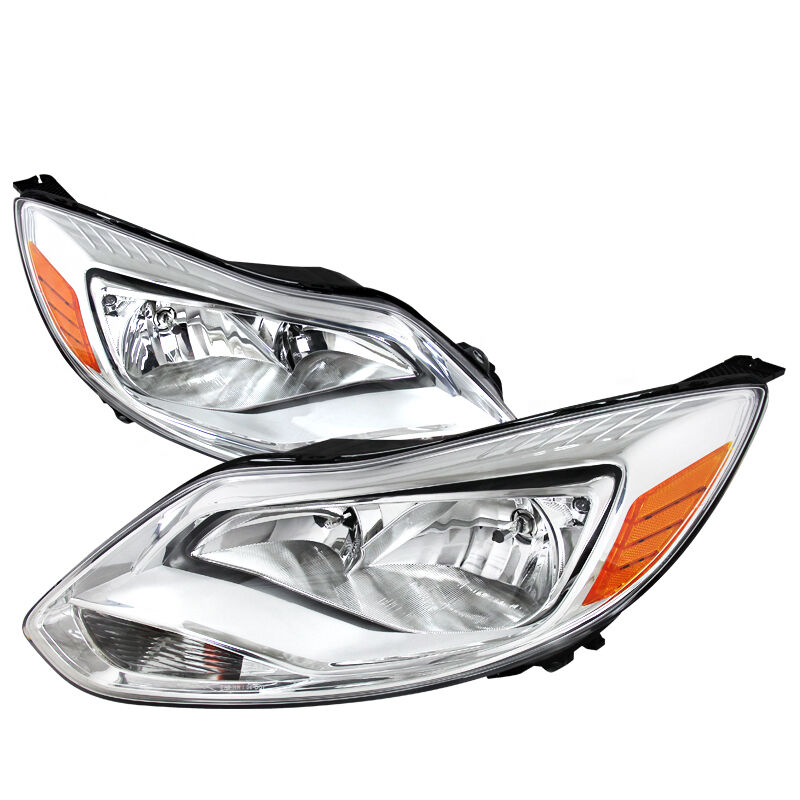 2012-2014 Ford Focus Chrome Euro Headlights-2LH-FOC12-RS