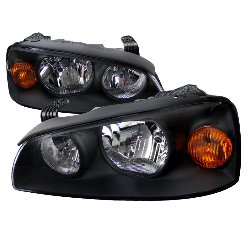 2004-2006 Hyundai Elantra Black Euro Headlights-2LH-HTRA04JM-RS