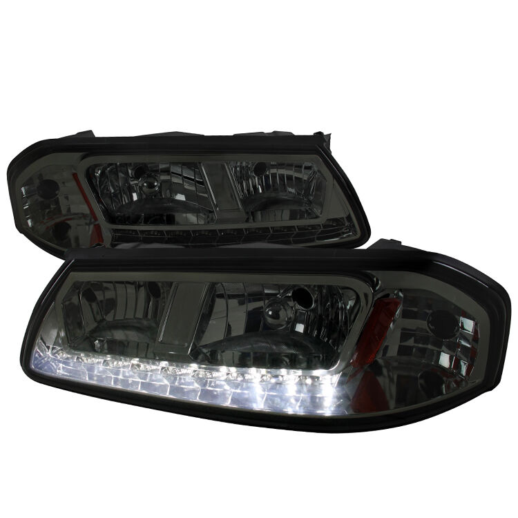 2000-2005 Chevy Impala Smoke Euro Headlights-2LH-IPA00G-V2-RS
