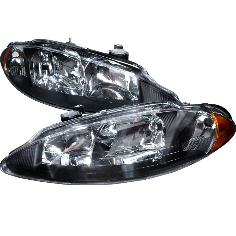 1998-2004 Dodge Intrepid Black Euro Headlights-2LH-ITRE98JM-KS