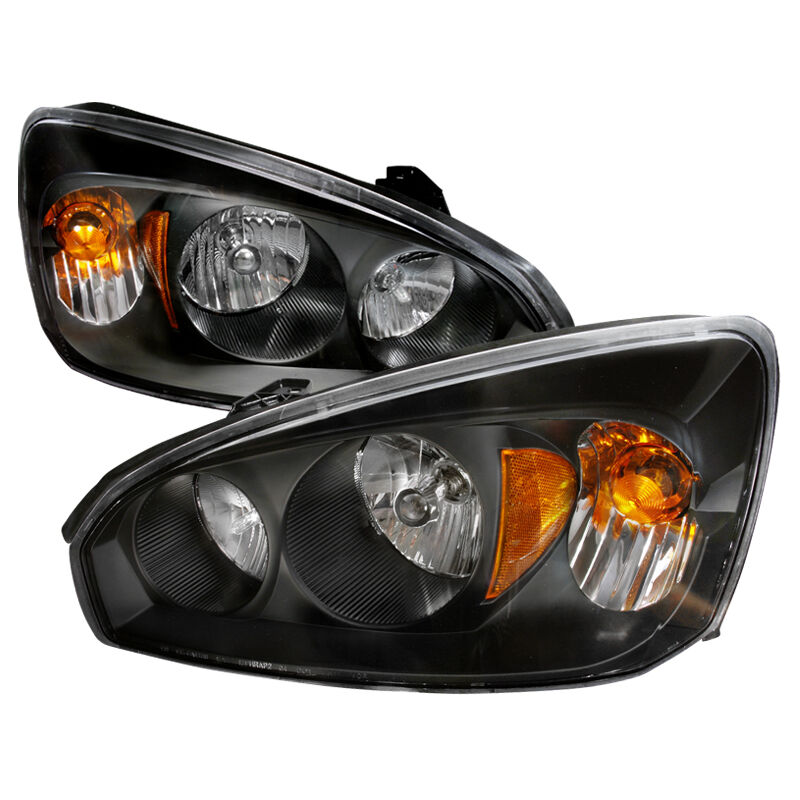 2004-2007 Chevy Malibu/malibu Black Euro Headlights-2LH-MBU04JM-KS