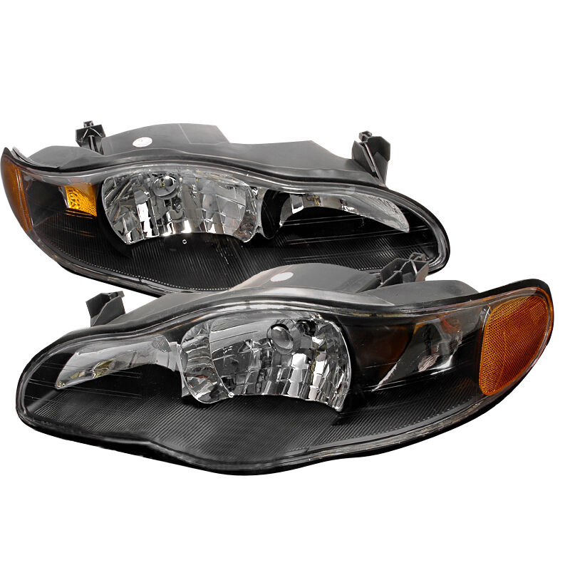 2000-2005 Chevy Monte Black Euro Headlights-2LH-MONT00JM-KS