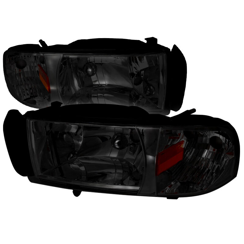 1994-2001 Dodge Ram Smoke Euro Headlights-2LH-RAM94G-ABM