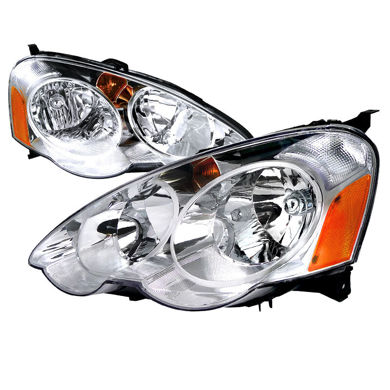 2002-2004 Acura RSX Chrome Euro Headlights-2LH-RSX02-RS