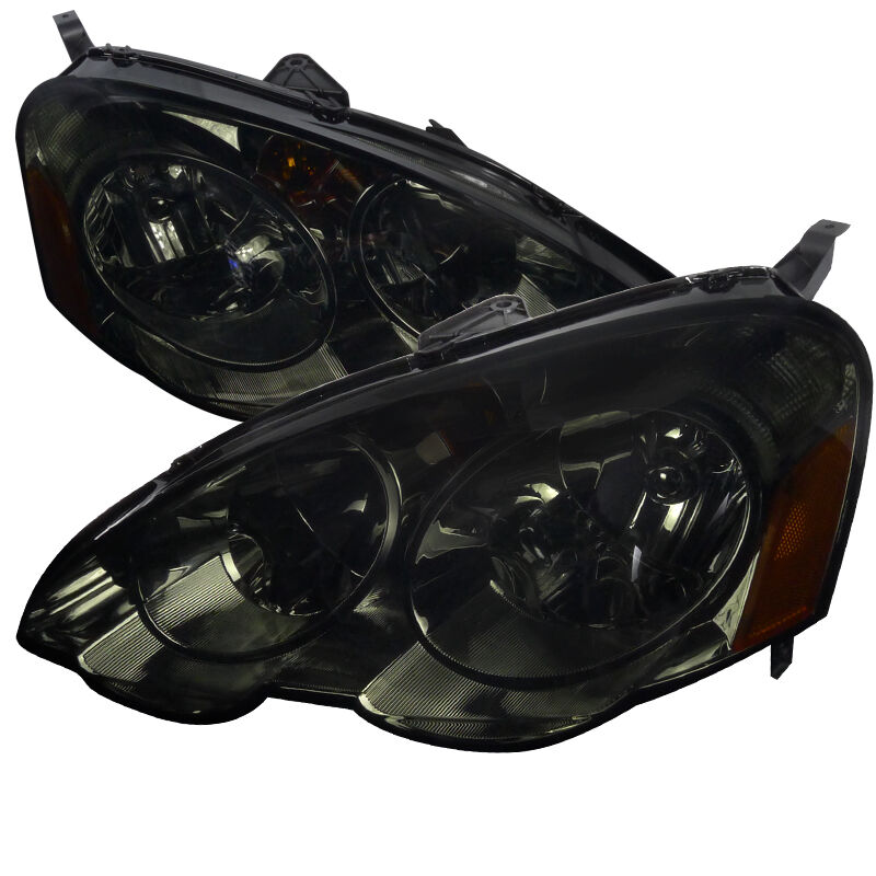 2002-2004 Acura RSX Smoke Euro Headlights-2LH-RSX02G-RS
