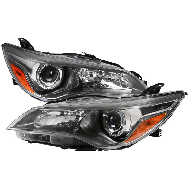 2015-2016 Toyota Camry Gunmetal OE-Style Headlights - 2LHP-CAM15V2-GO