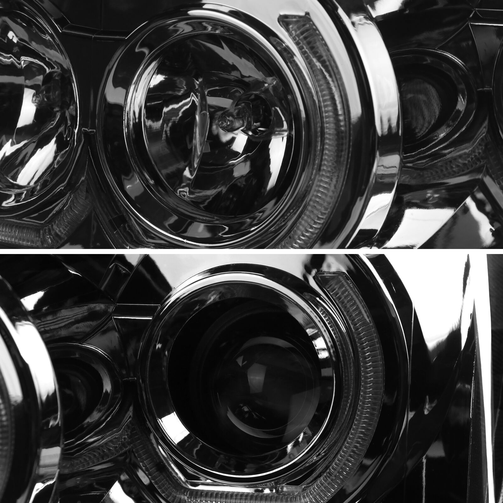 2009-2014 Ford F-150 Gunmetal Headlights