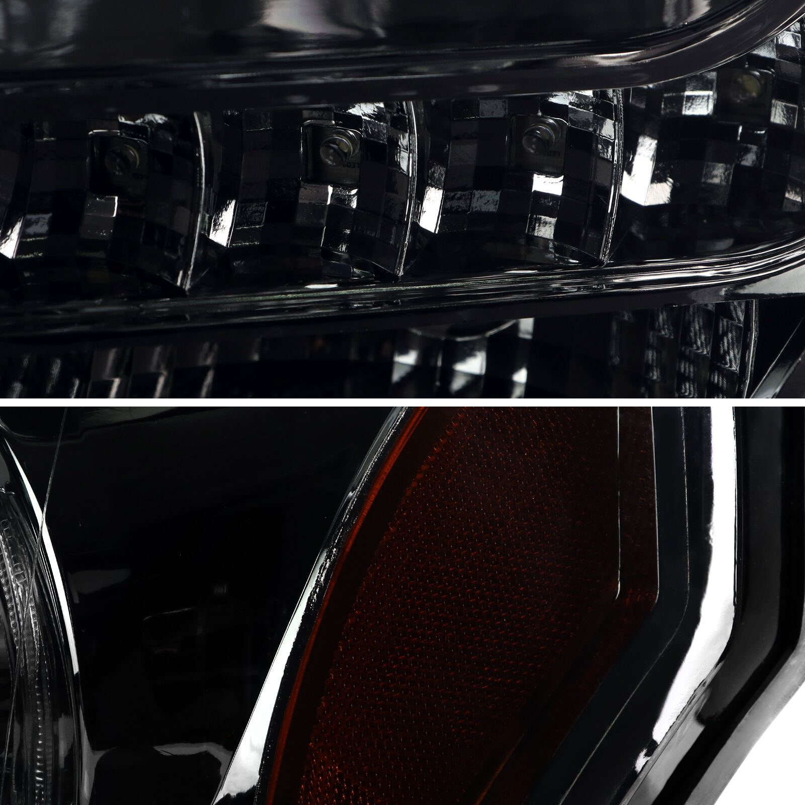 2009-2014 Ford F-150 Gunmetal Headlights