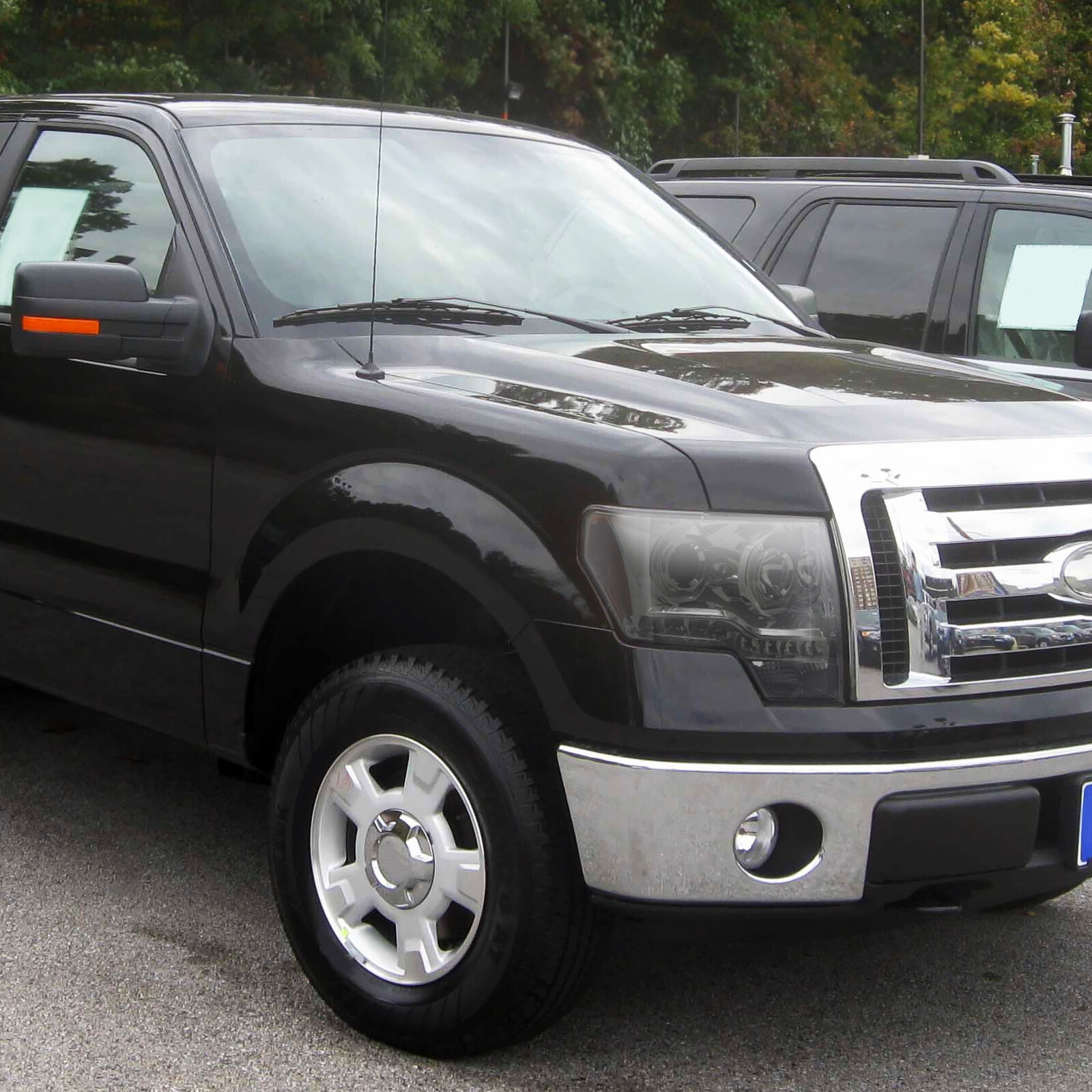 2009-2014 Ford F-150 Gunmetal Headlights