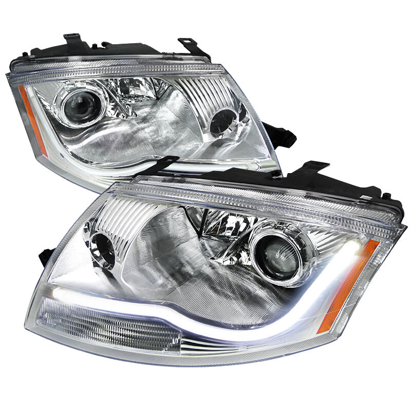 1999-2006 Audi TT DRL Chrome Projector Headlights - 2LHP-TT99-RS