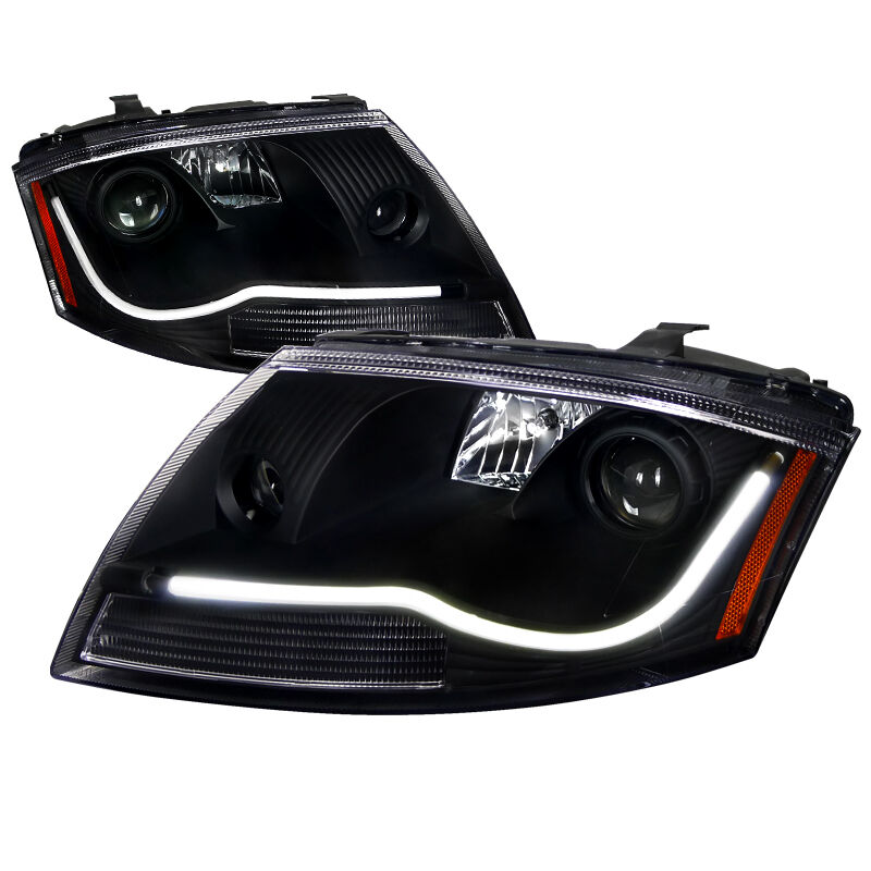 1999 Audi TT DRL Black Projector Headlights - 2LHP-TT99JM-RS