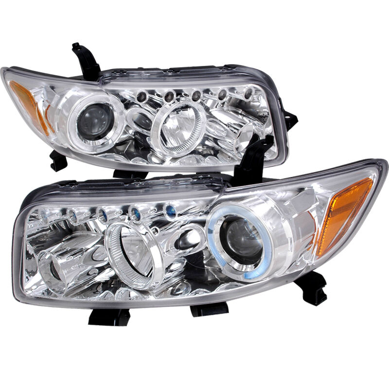 2008-2010 Scion xB Halo R8 LED Chrome Projector Headlights - 2LHP-XB08-TM