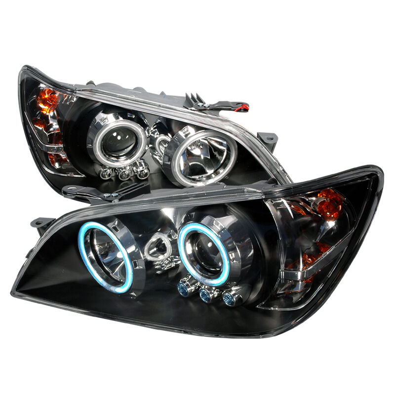 2000-2005 Lexus IS300 Black CCFL Halo Projector Headlights - 3LHP-IS30001JM-KS