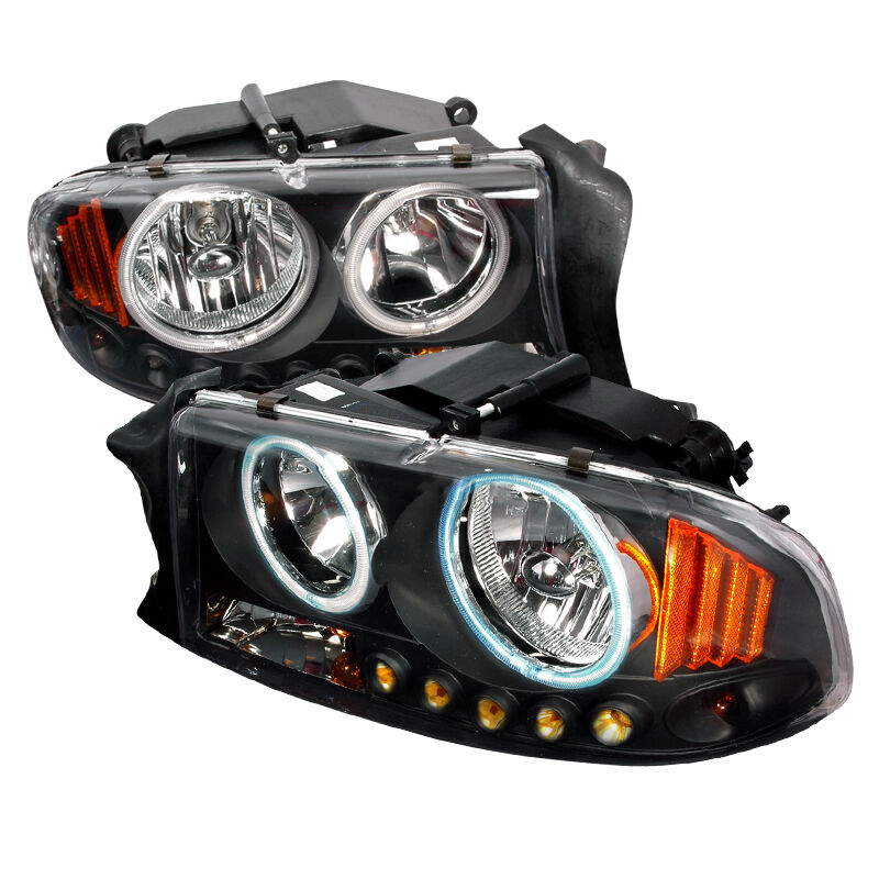 1997-2003 Dodge Durango Black CCFL Halo Euro Headlights-4LH-DAK97HJM-KS