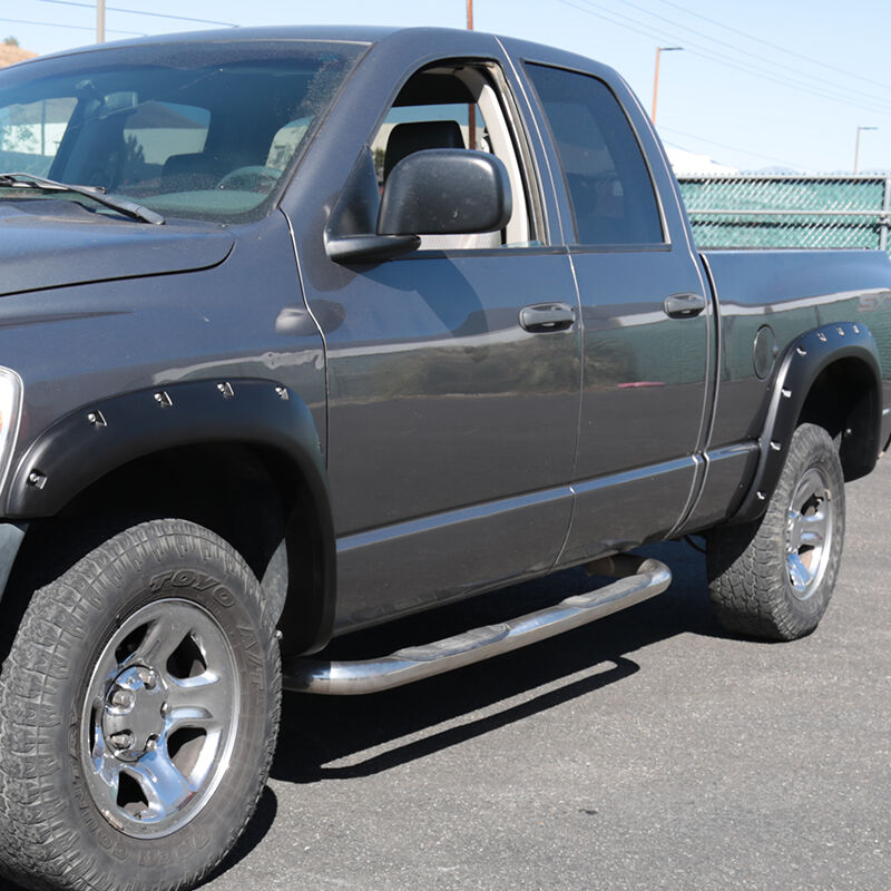 2002-2008 Dodge Ram 1500/2500/3500 Smooth Black Pocket Fender Flares