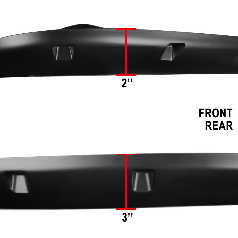 2002-2008 Dodge Ram 1500/2500/3500 Smooth Black Pocket Fender Flares