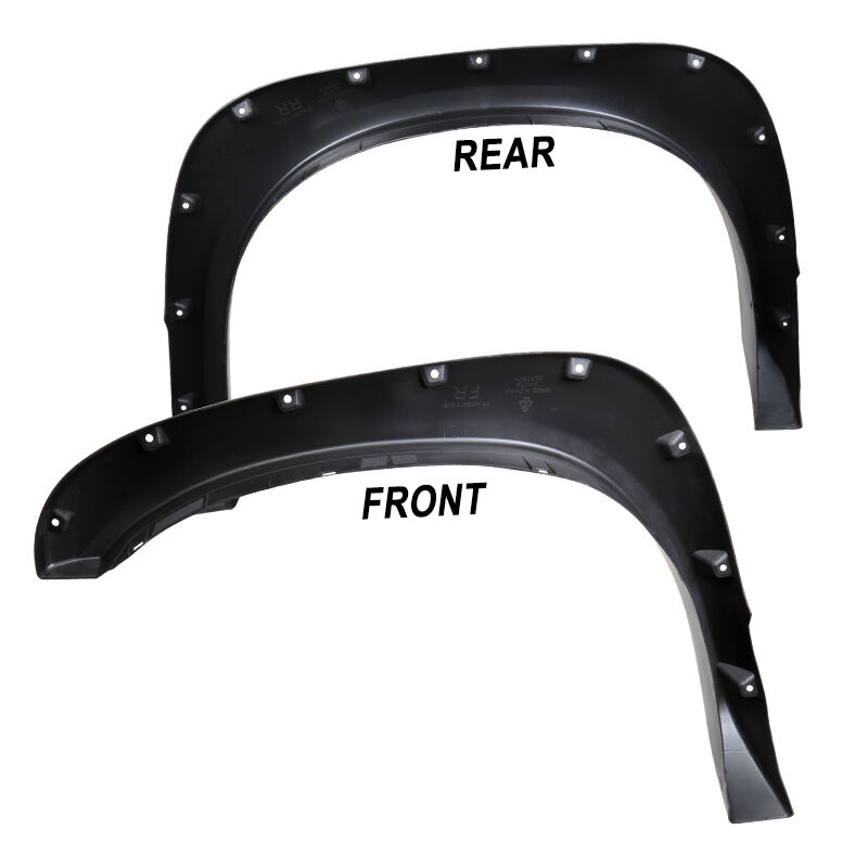 2002-2008 Dodge Ram 1500/2500/3500 Smooth Black Pocket Fender Flares